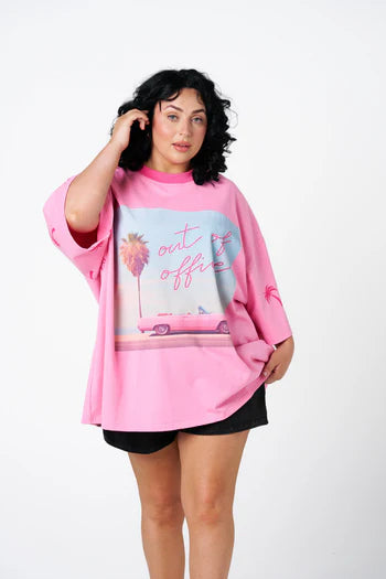 Hibiscus Hotel/ Out of Office Tee