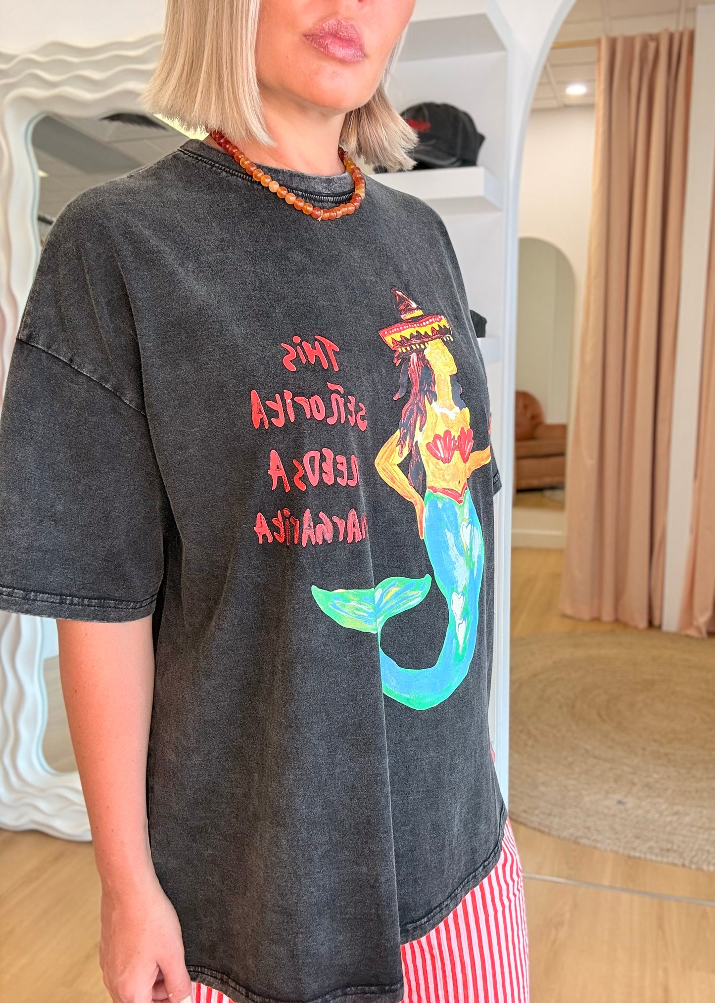 By Frankie/ Señorita Margarita Tee- Acid Wash