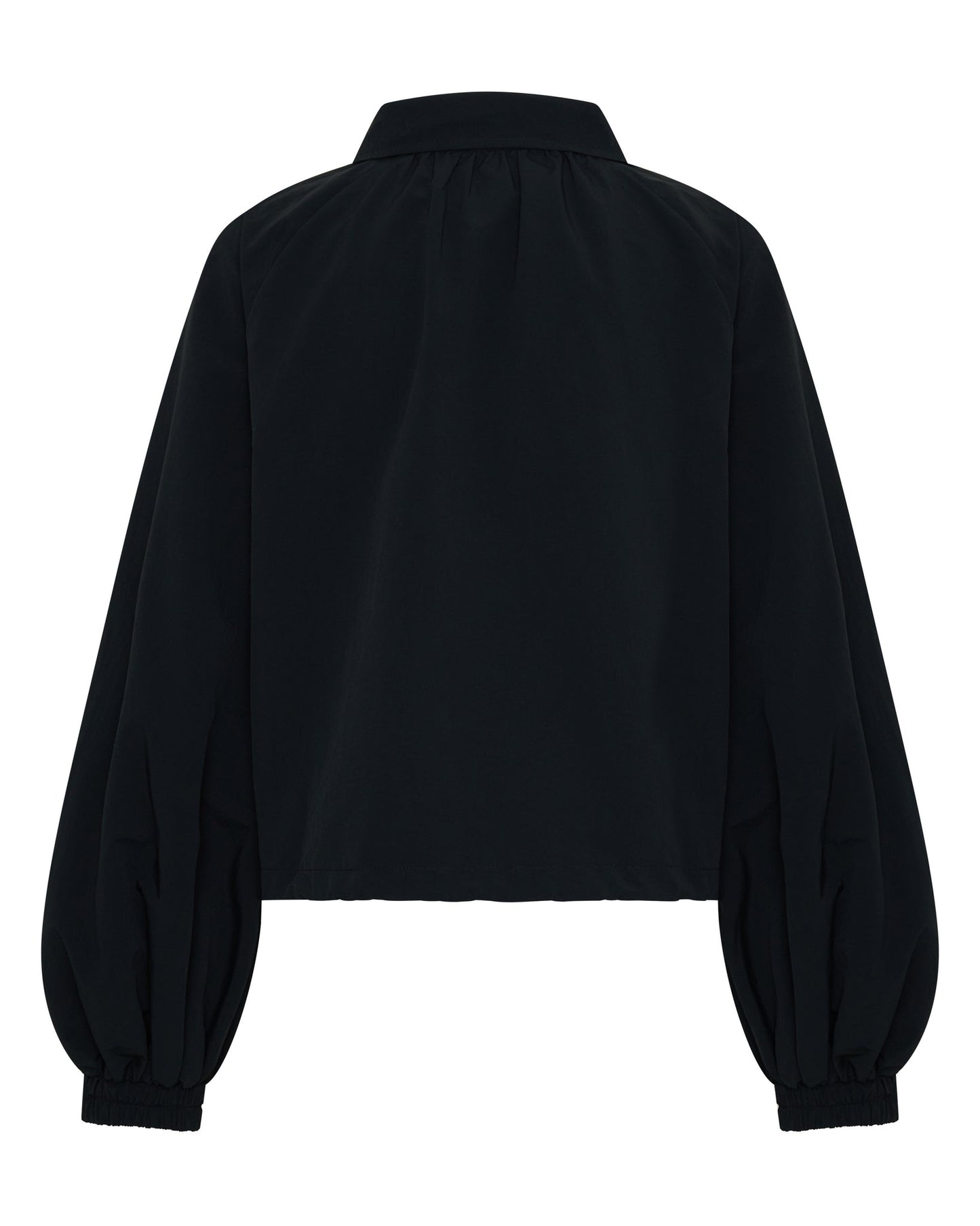 SSAINT- FIGHT NIGHT ZIP WINDBREAKER - BLACK
