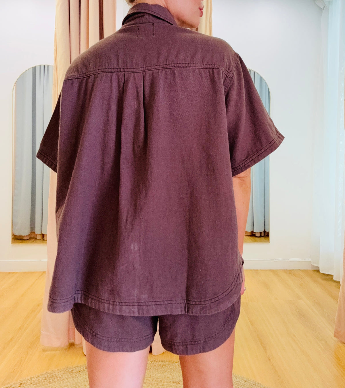 By Frankie/ Kai Denim Set- chocolate
