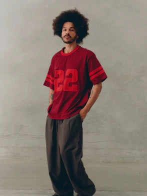 SSAINT- 22 MOTION TEE - CHERRY & RED