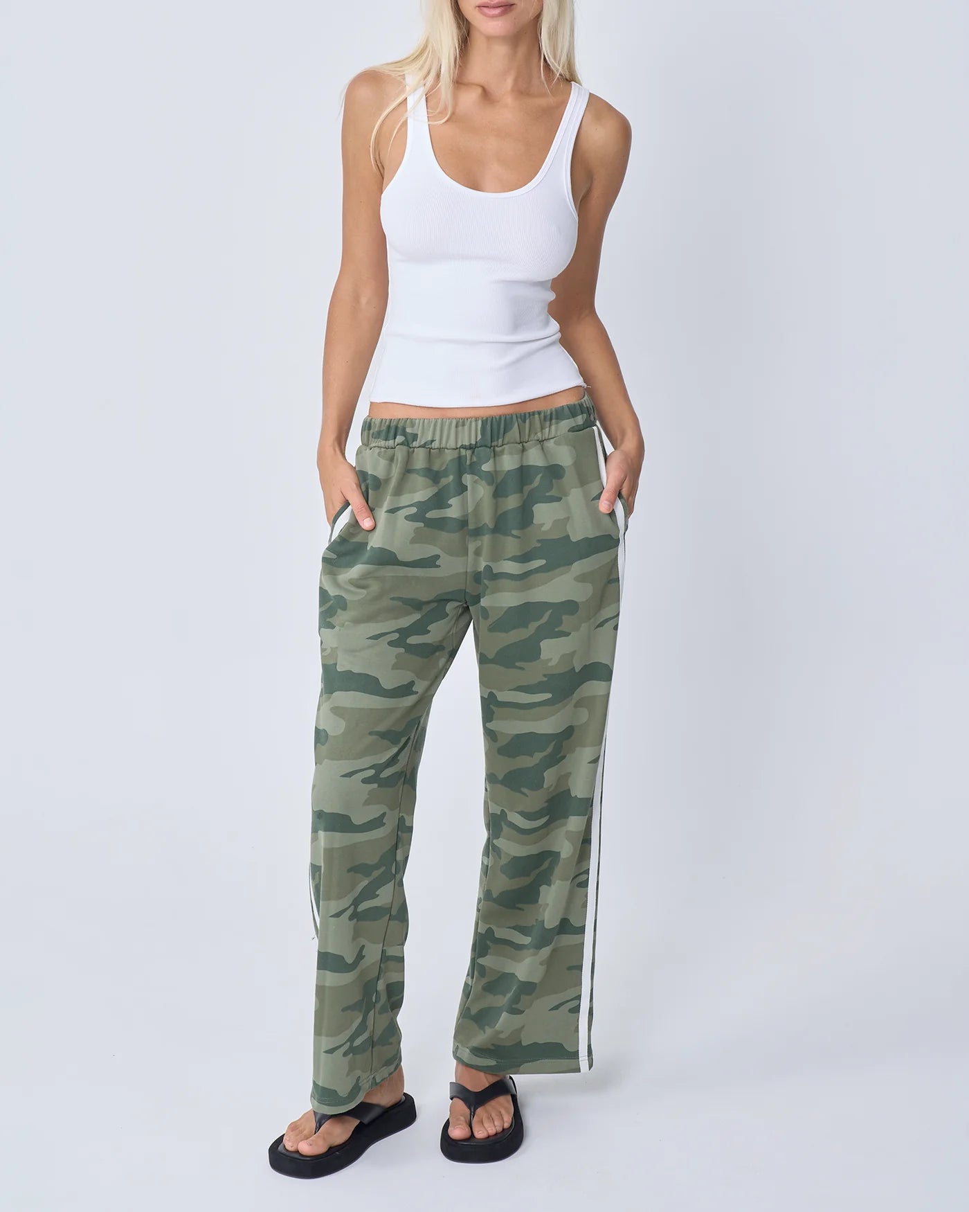 NEAR THE SEA- CAMO TRACK PANT
