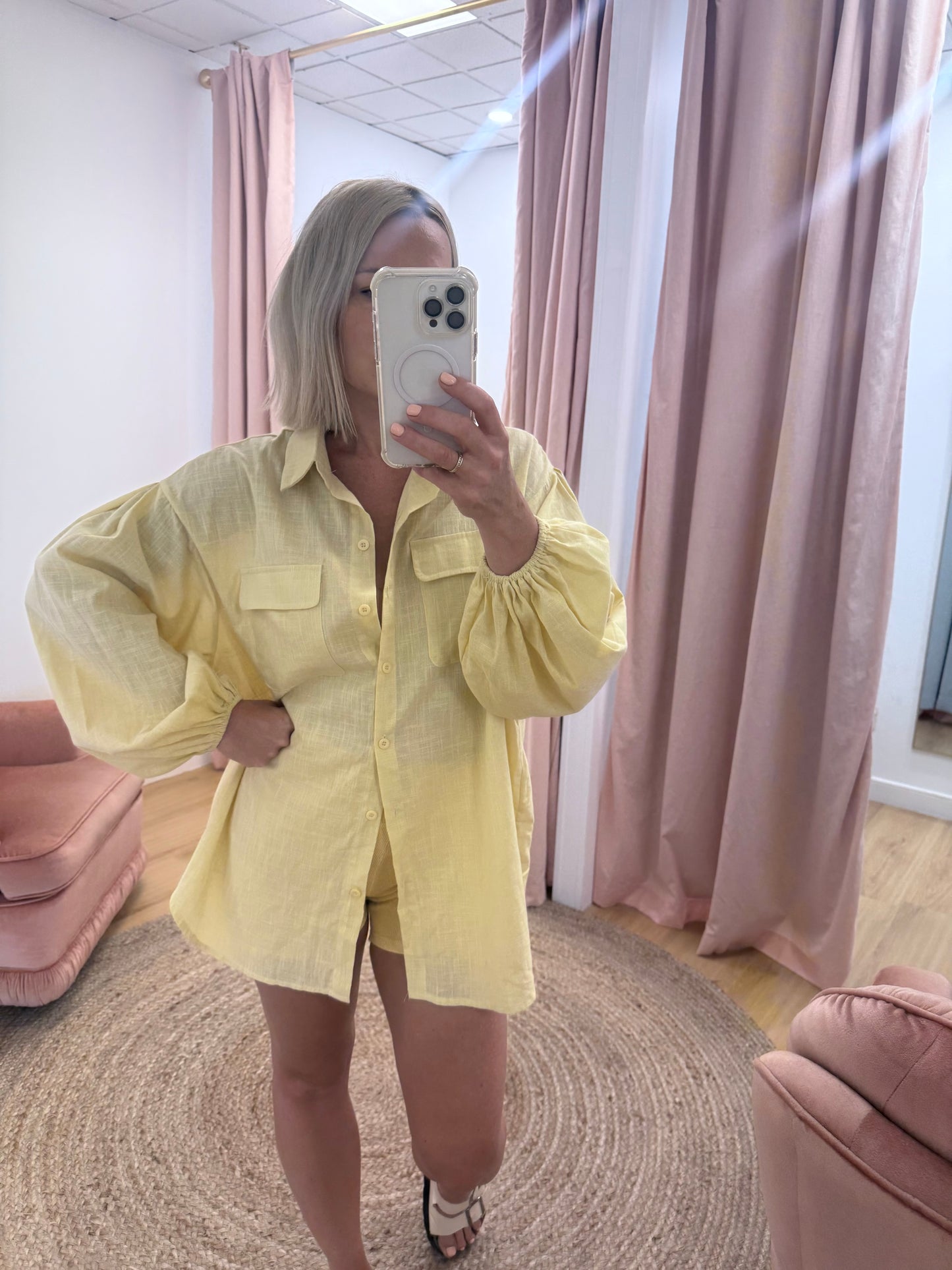 By Frankie/Boho Blouse- Lemon