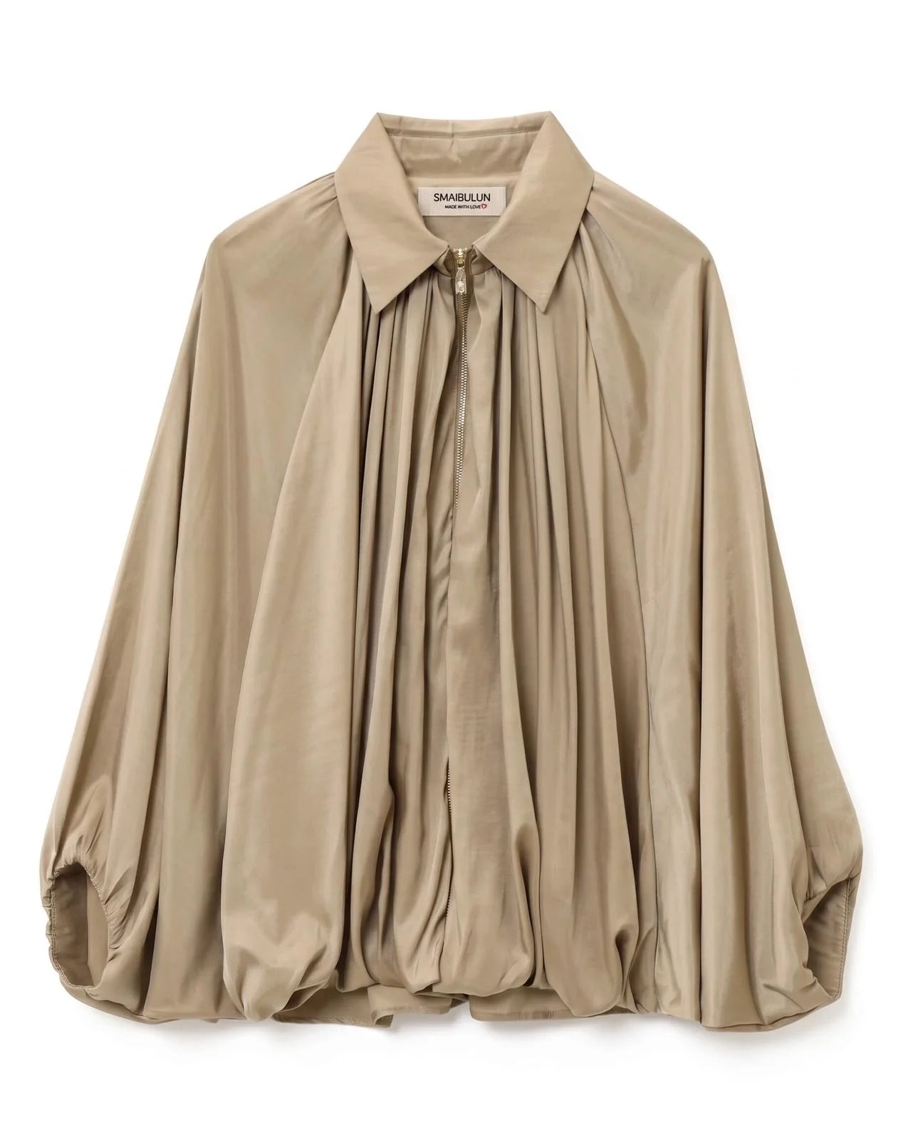Asher Floaty Batwing Bomber - champagne