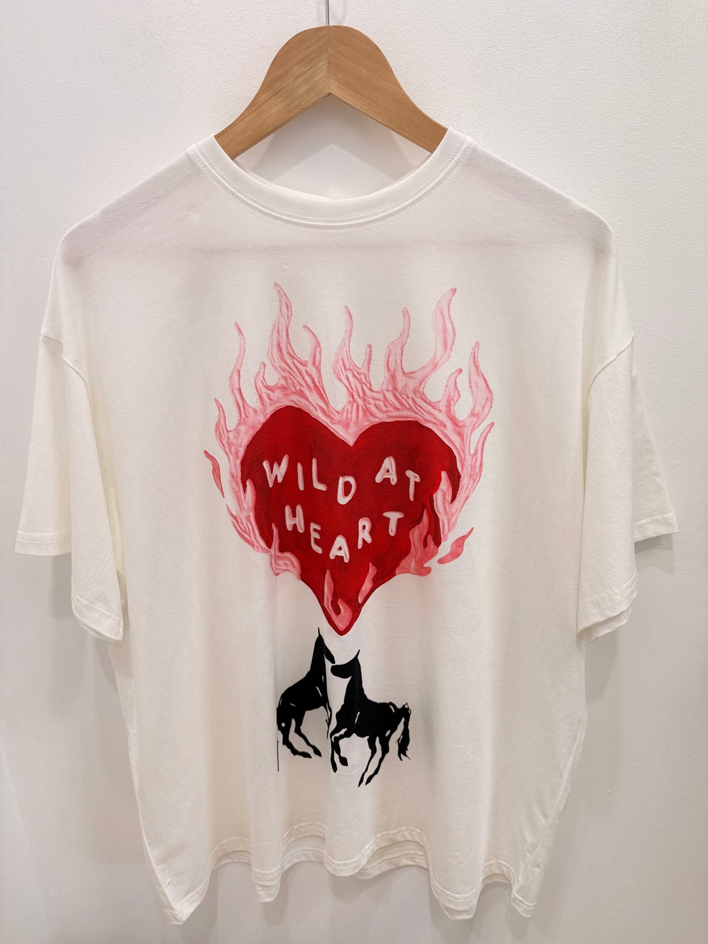 By Frankie/ Wild At Heart Tee- White