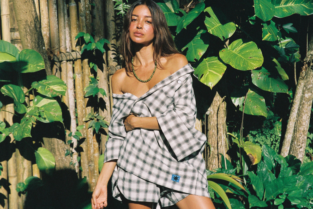 CIAO CIAO/ SONDER CHECK BUNGALOW SHIRT