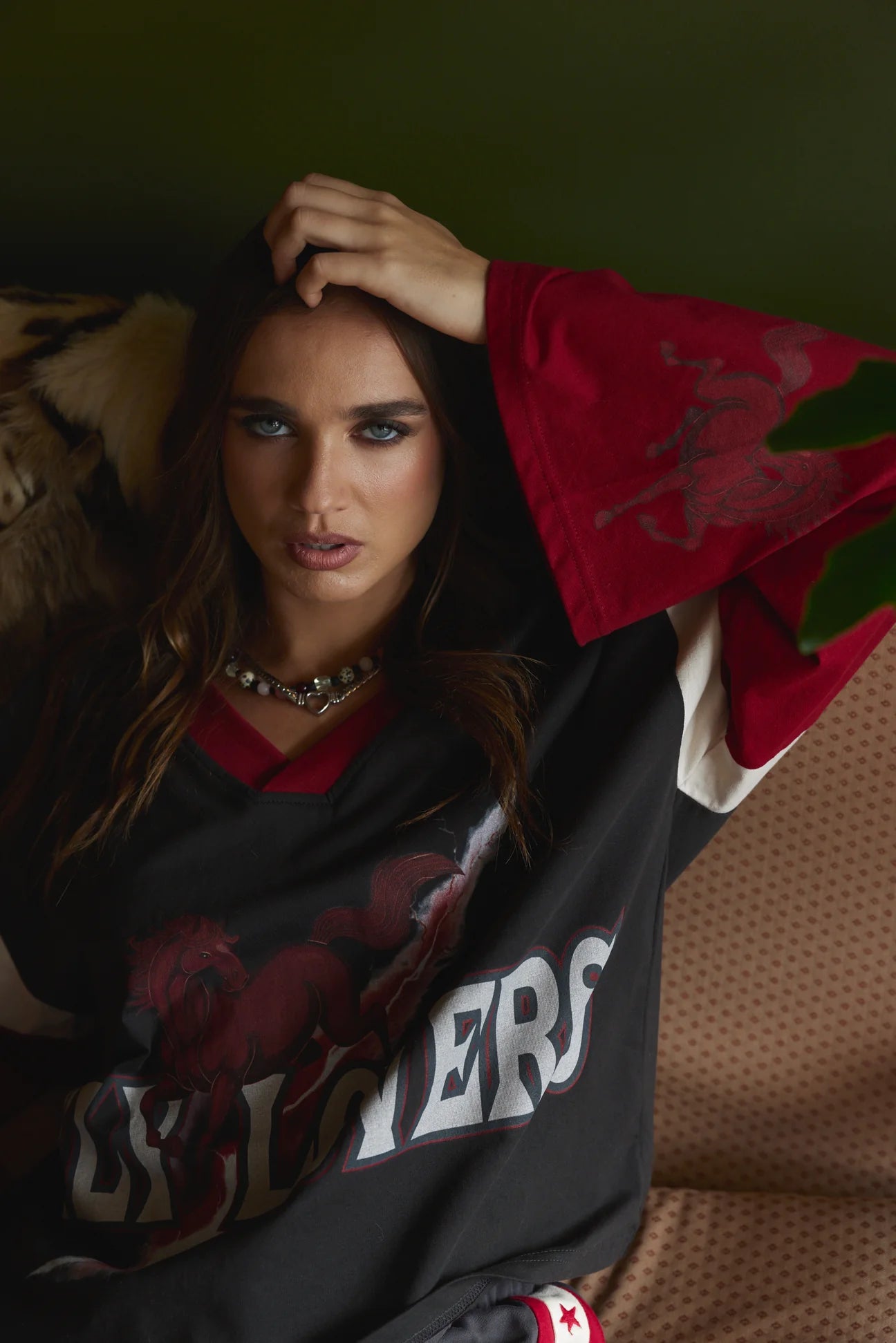 ONLY LOVERS LEFT- MUSTANG BOXY LONG SLEEVE TEE