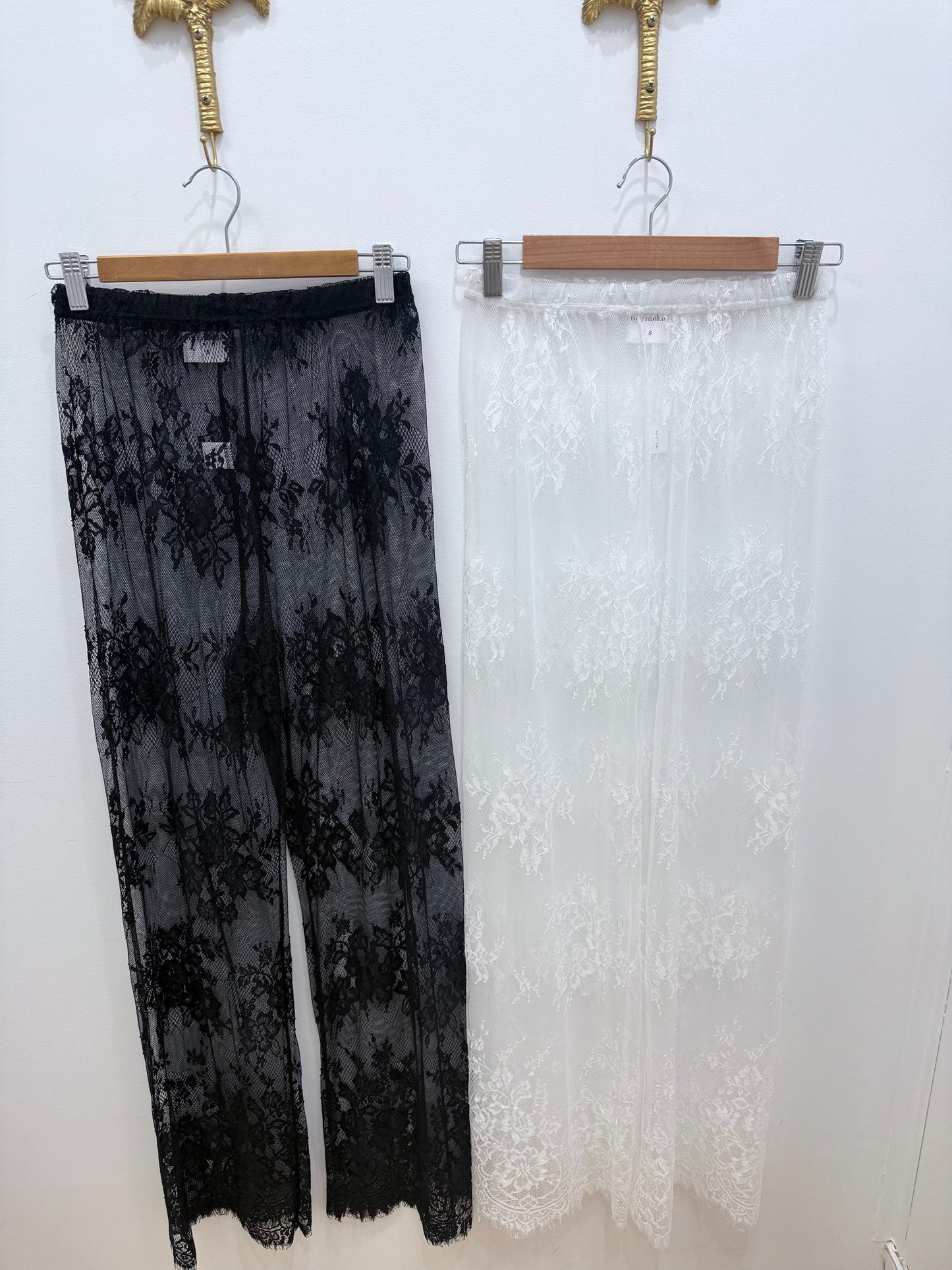 Luna Lace Pant- White