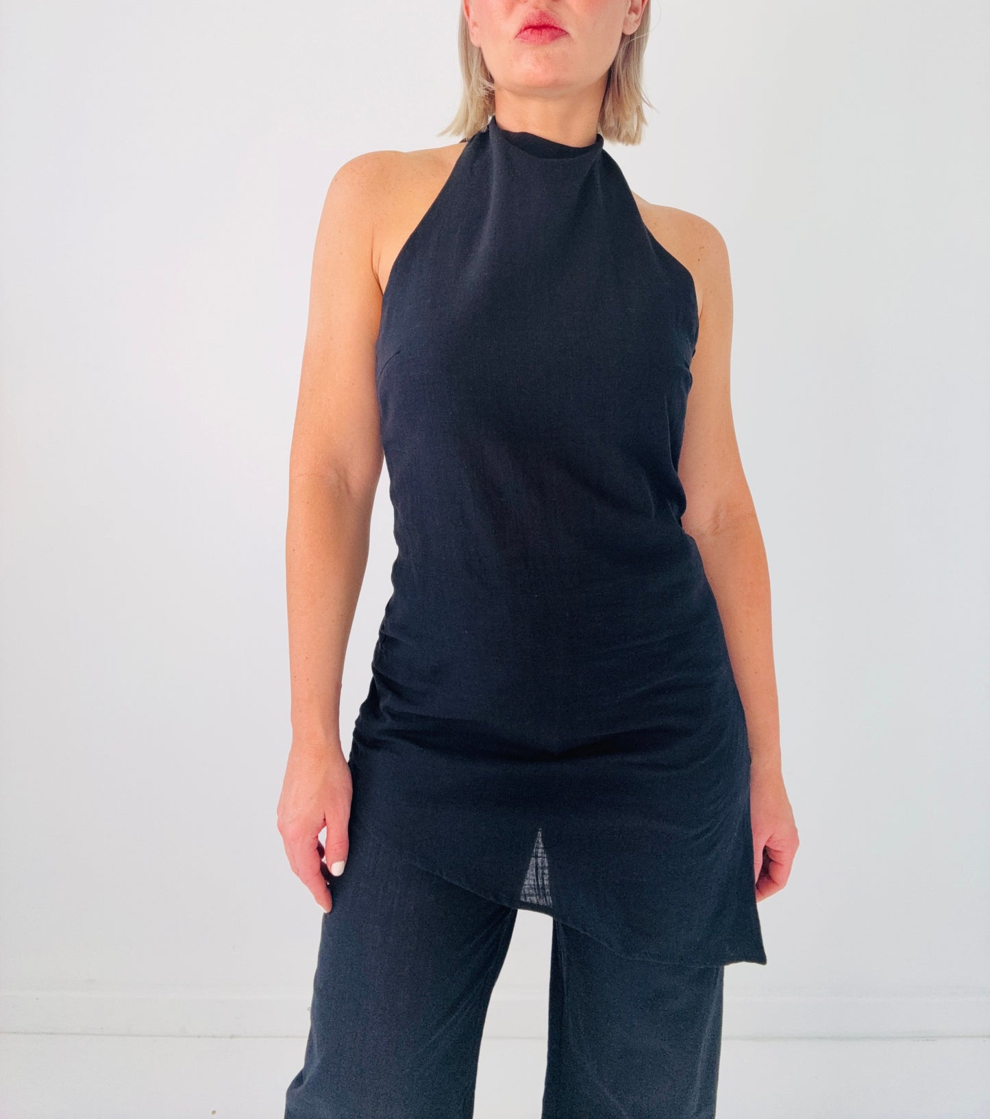 Lotus Pant Set- Black