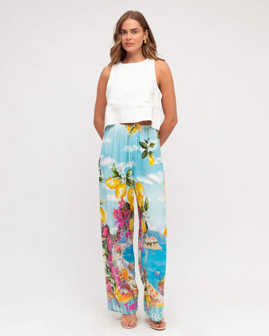 LIMONCELLO WIDE LEG PANTS