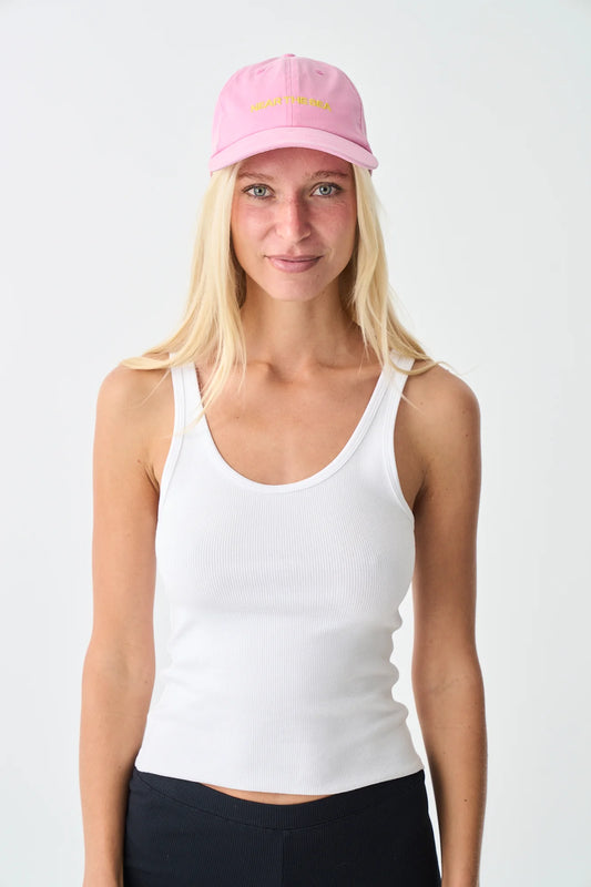 NEAR THE SEA/ LOGO CAP - PINK