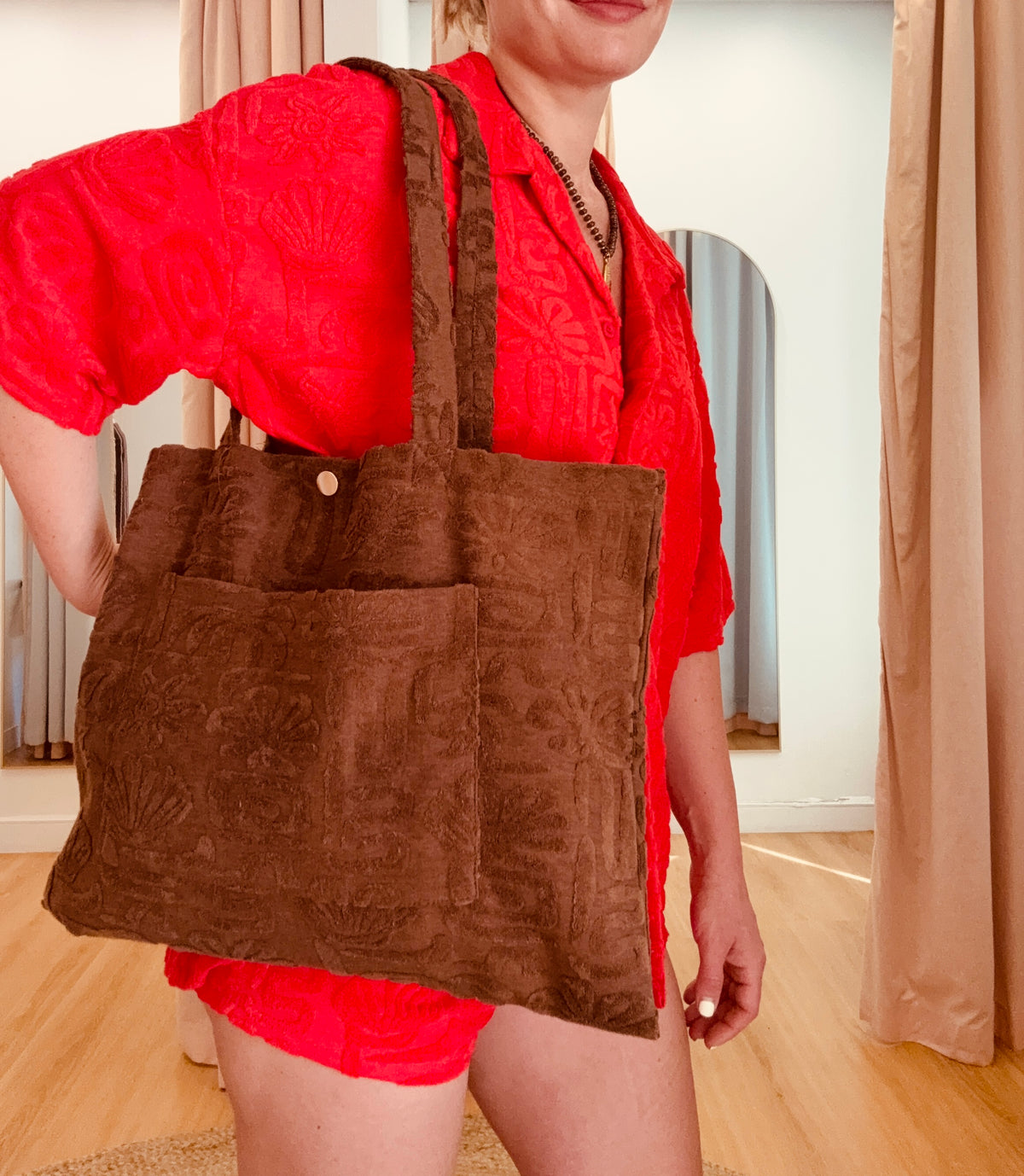 By Frankie/ Terry Tote- Chocolate