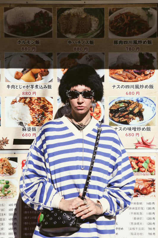 Cracker Day Club- NAUTICAL LONG SLEEVE TEE - BLUE
