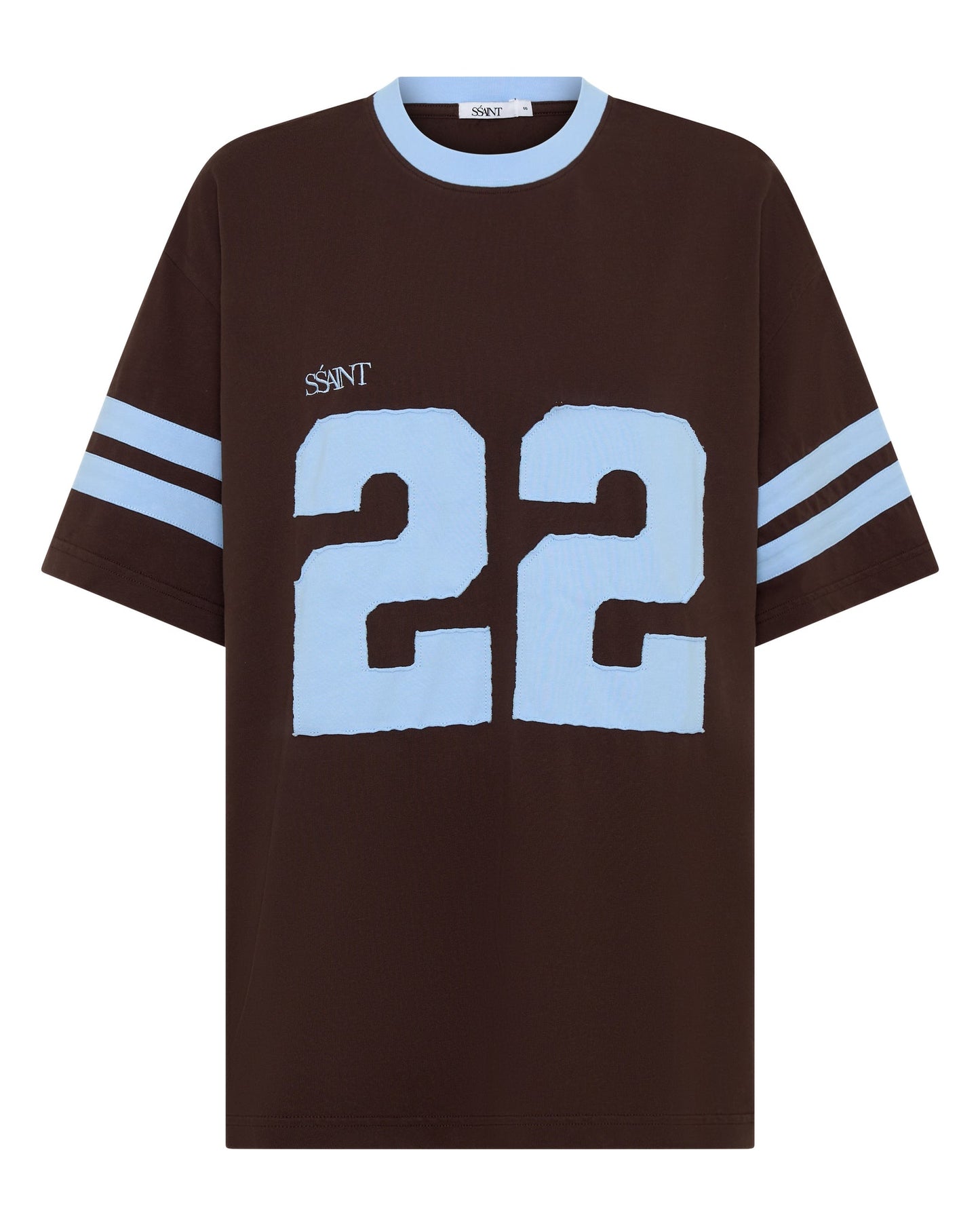 SSAINT 22 MOTION TEE - POWDER BLUE & ESPRESSO