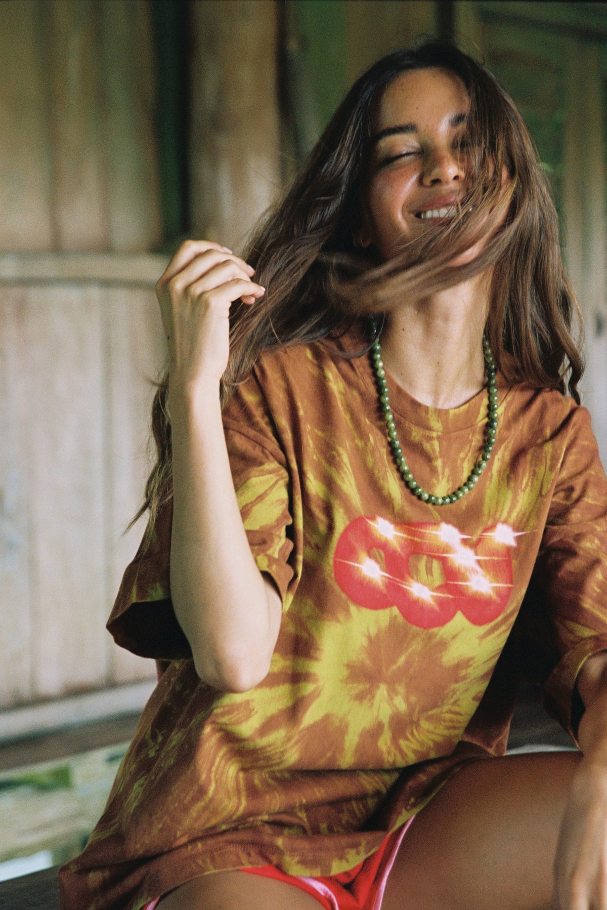 CIAO CIAO/ CARAMEL WHEELHOUSE CORE TEE