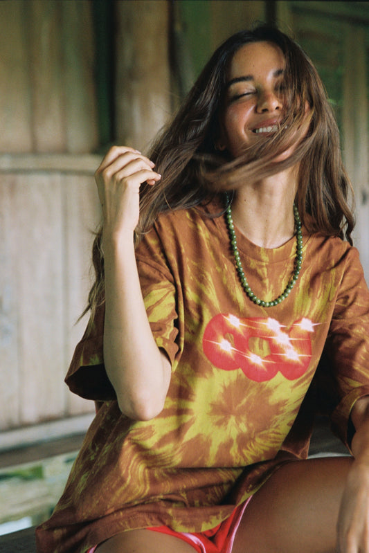 CIAO CIAO/ CARAMEL WHEELHOUSE CORE TEE
