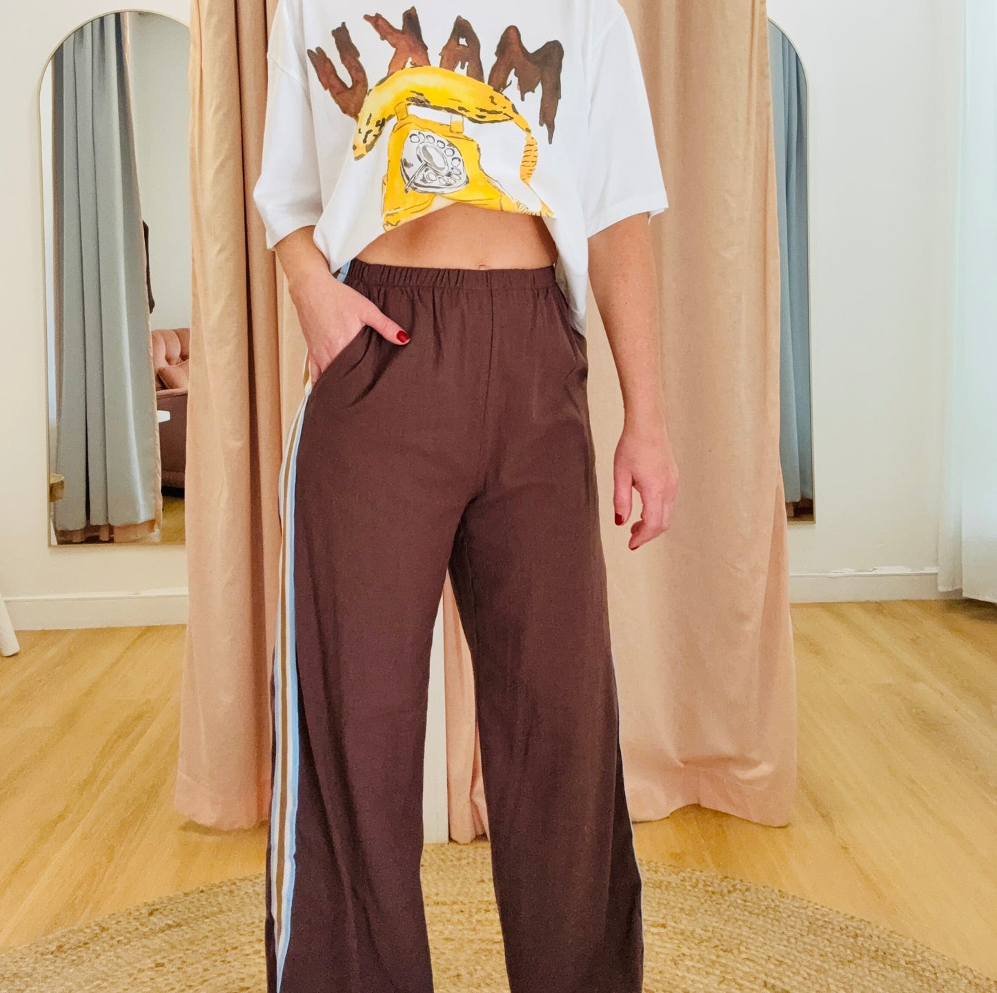 By Frankie/Racer Pant-Sky Choc