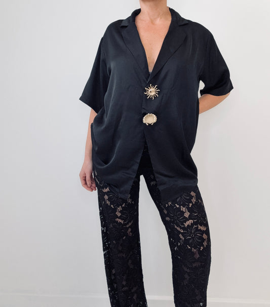 Ella lace set- Black