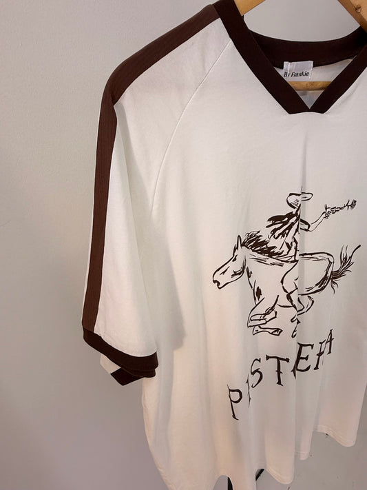By Frankie / Pistolera Racer Tee- White