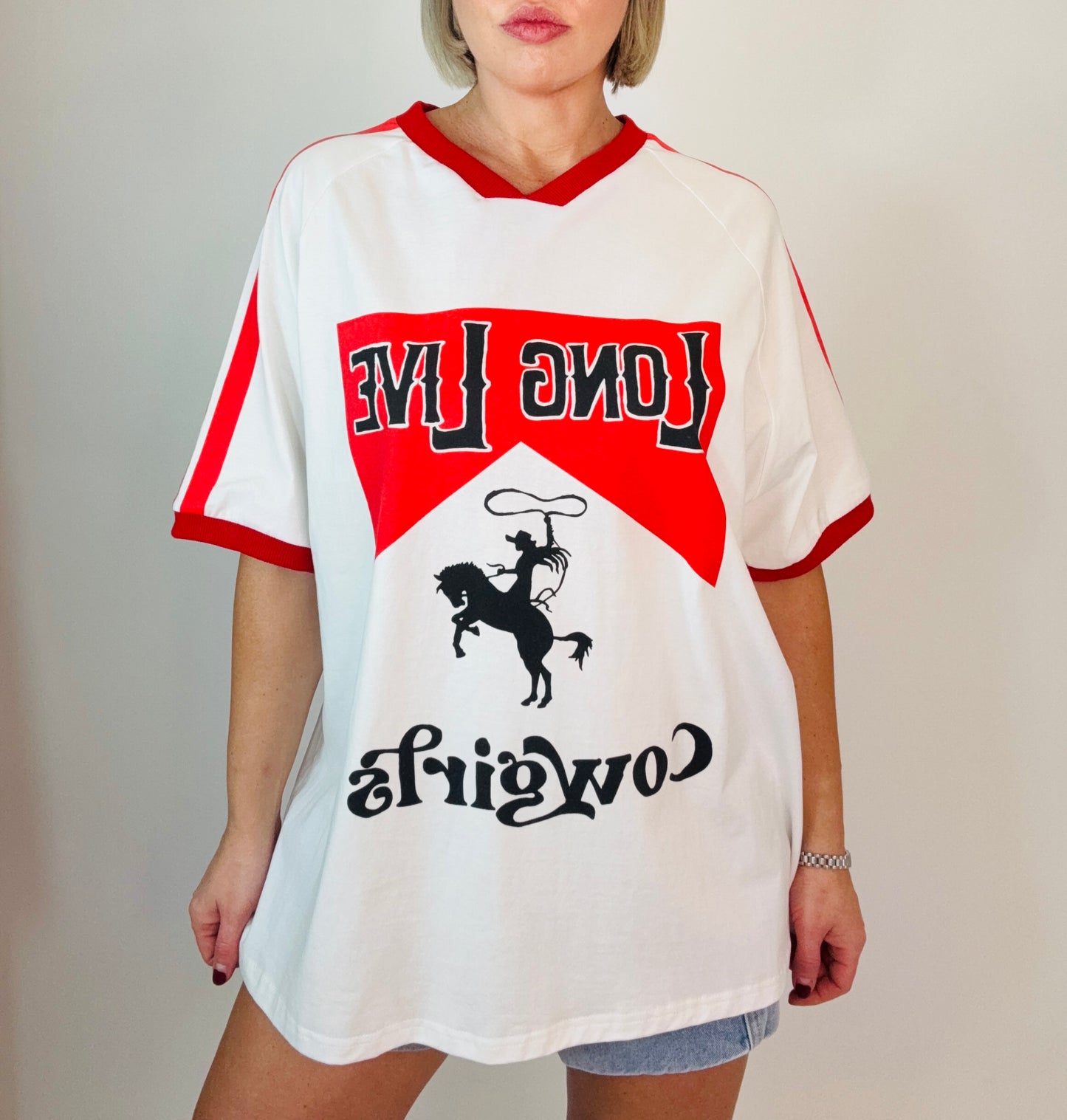 Racer Tee / Long Live Cowgirls