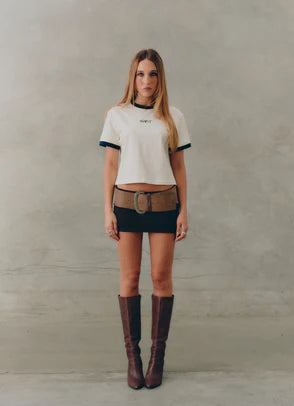 SŚAINT LOGO BABY TEE - CREAM