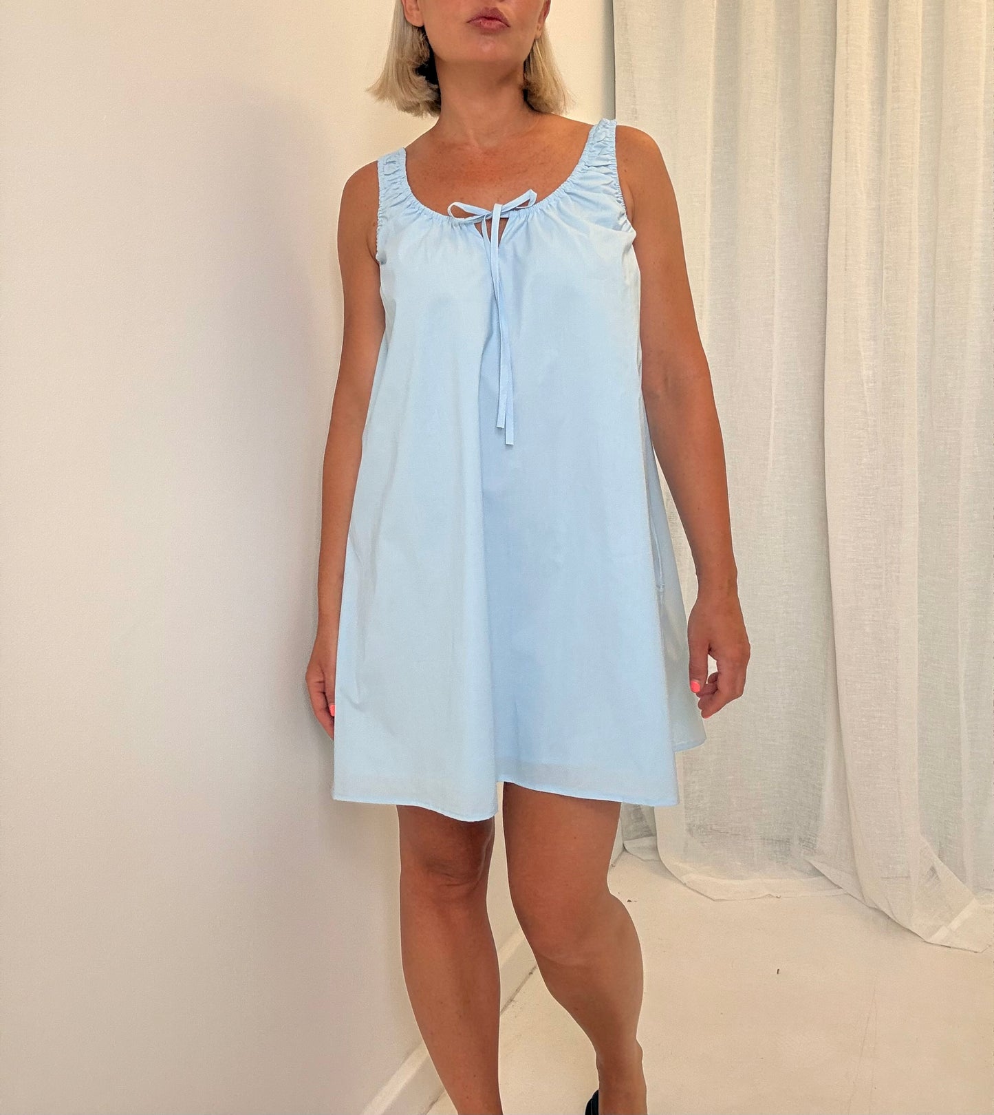 By Frankie/ Luna Sun Dress- Sky Blue