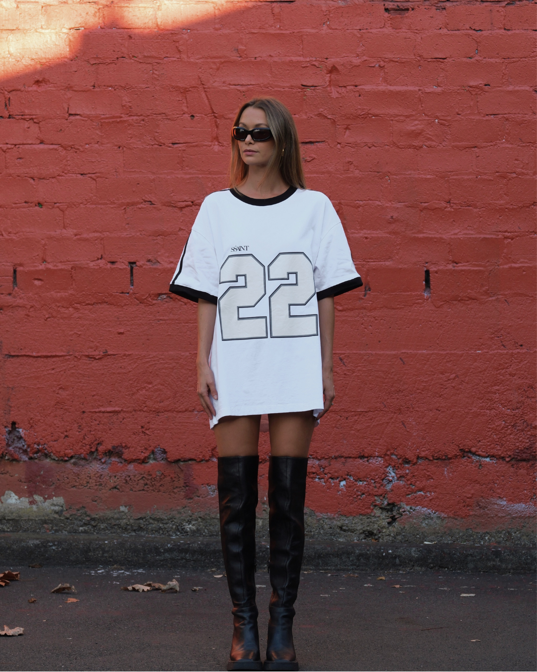 SSAINT- TWENTY TWO TEE WHITE