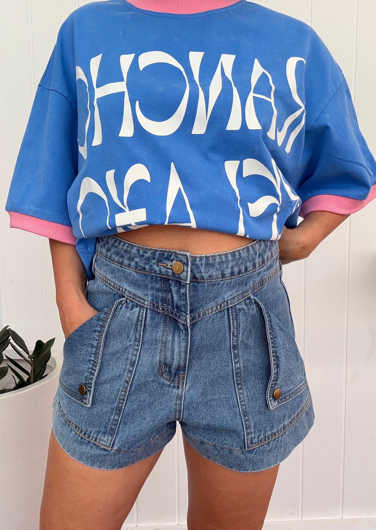 Summer Denim Short- Blue Wash