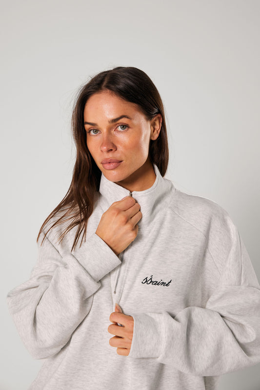 SŚAINT ZIP JUMPER-Grey