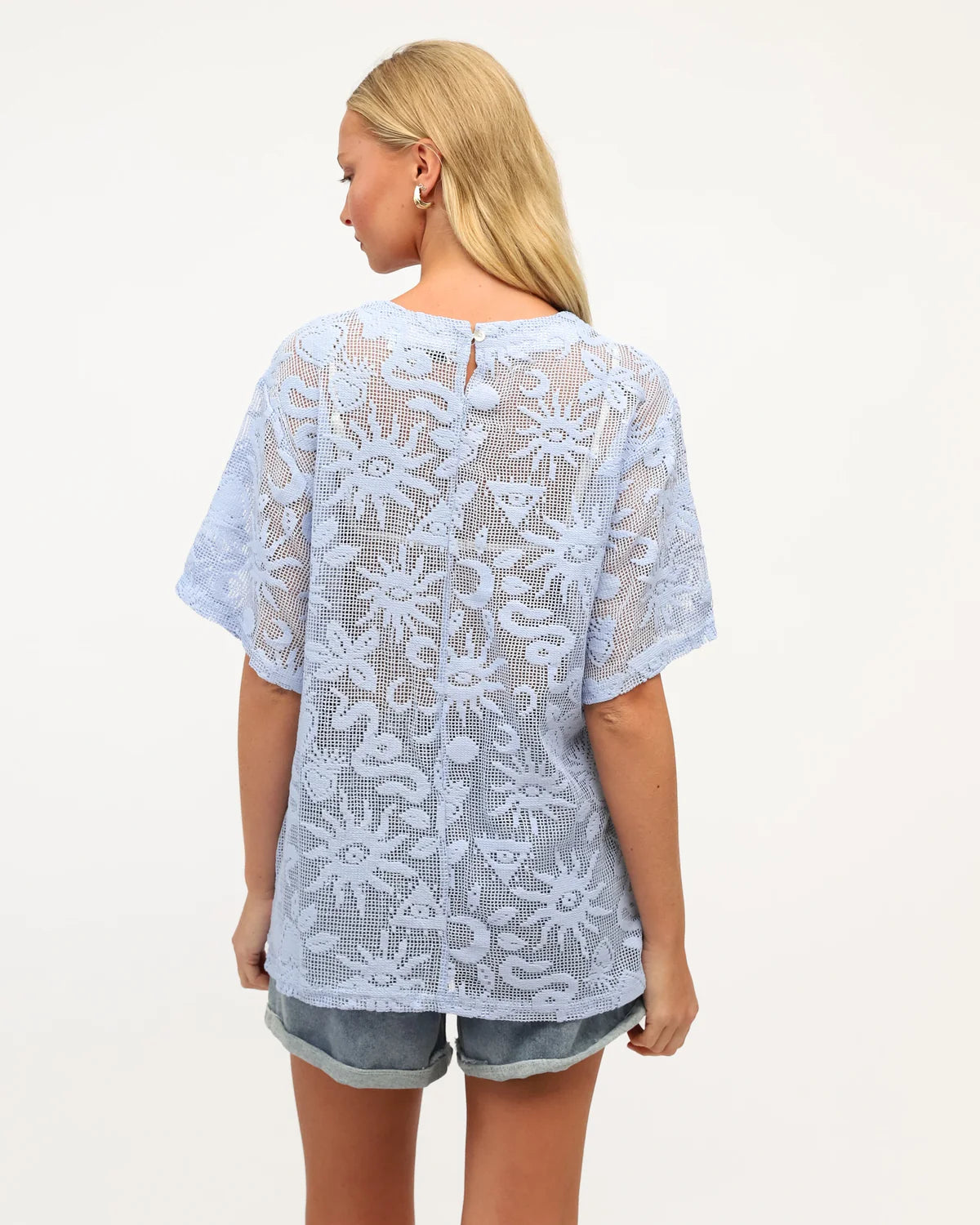 Elliott Tee- Baby Blue