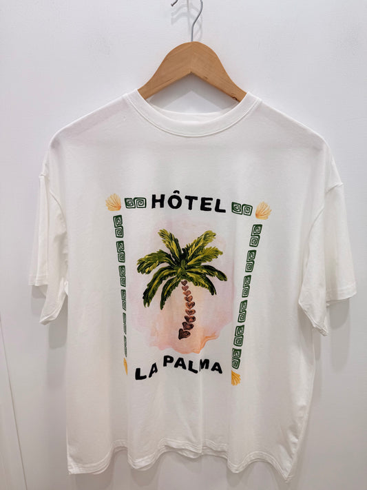 By Frankie/ La Palma Tee- white
