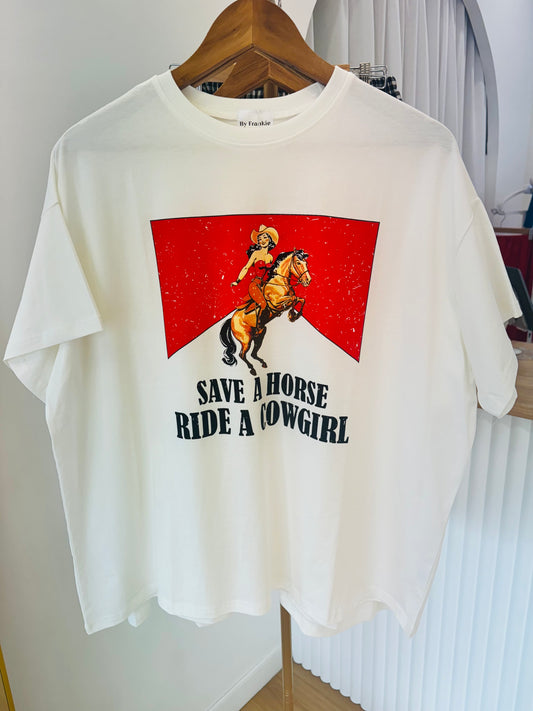 By/Frankie- Save a horse Tee