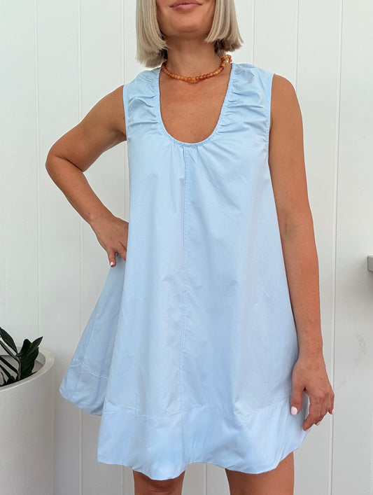 Capri Sun Dress- Sky Blue