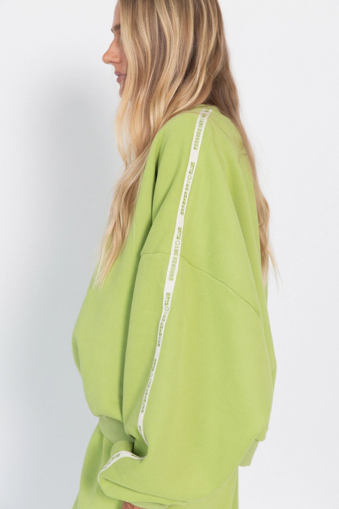 CRACKER DAY CLUB- CLOUD RACER SWEATER - HONEYDEW