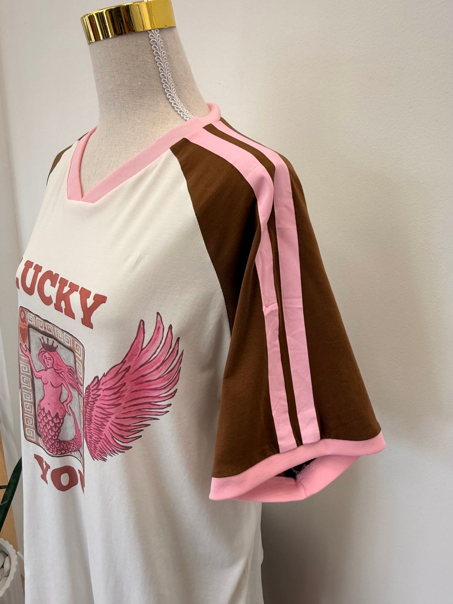By Frankie/ Racer Tee- Lucky You