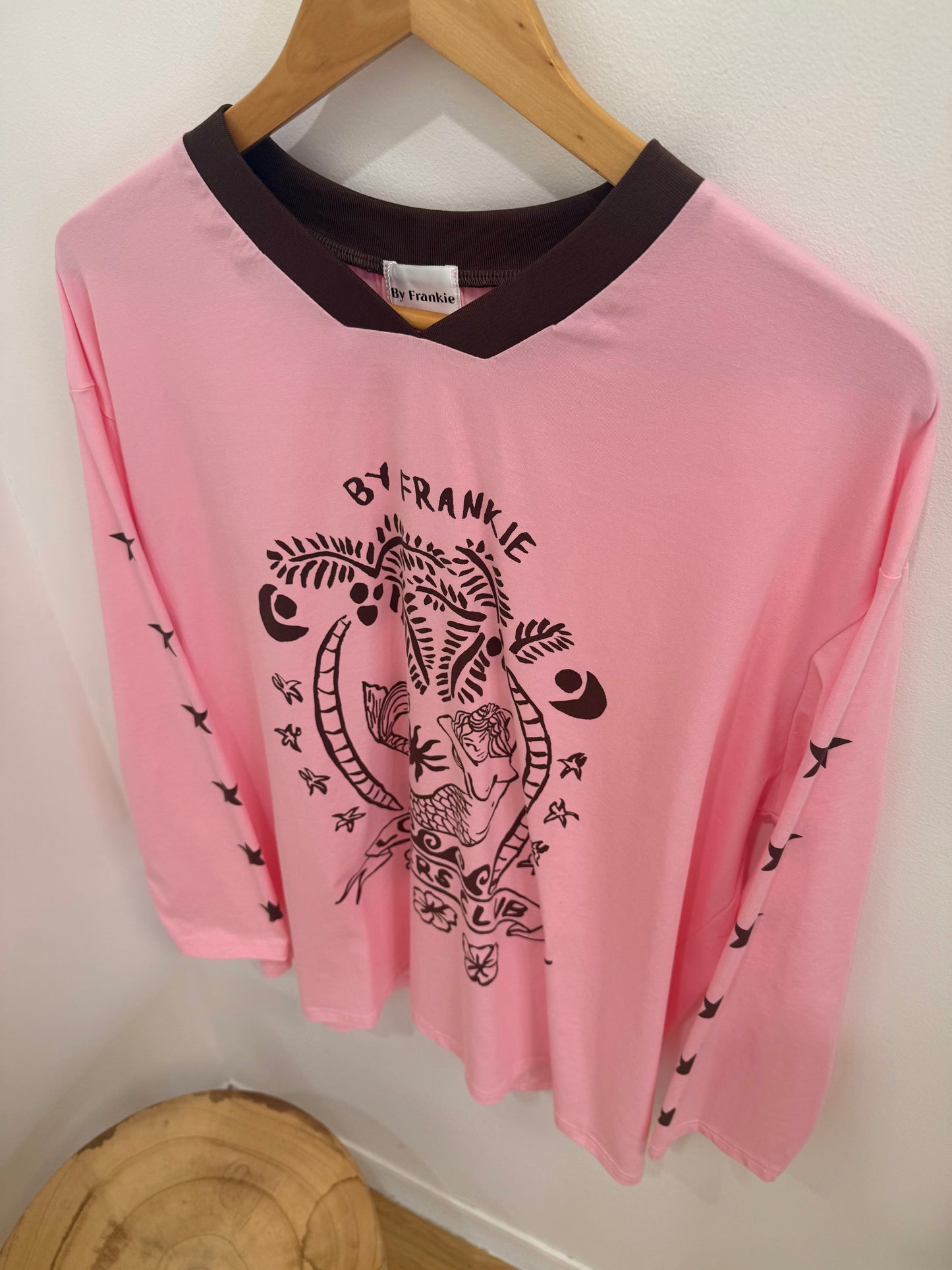 By Frankie- Lovers Club Long Sleeve- Blush