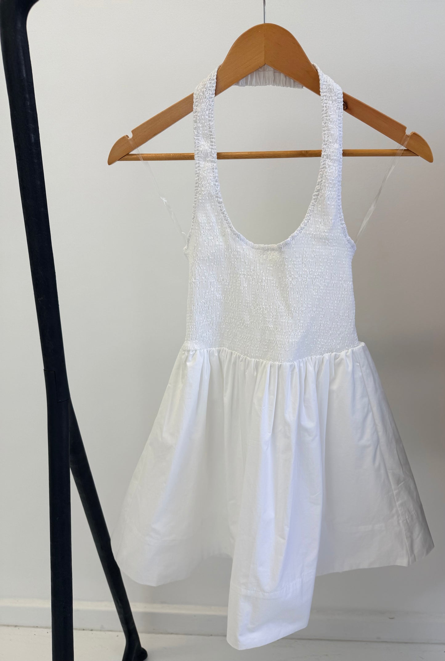 Bonnie Halter Dress- White