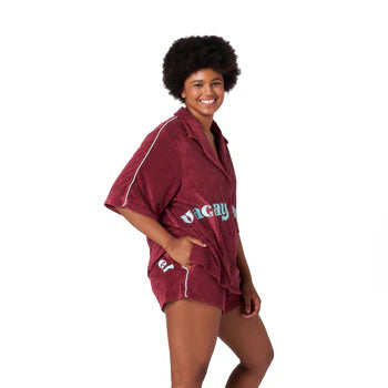 HIBISCUS HOTEL- Vacay Mode Terry Shorts
