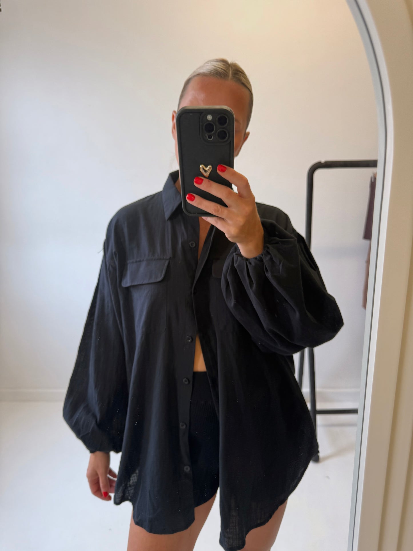 By Frankie / boho blouse- Black