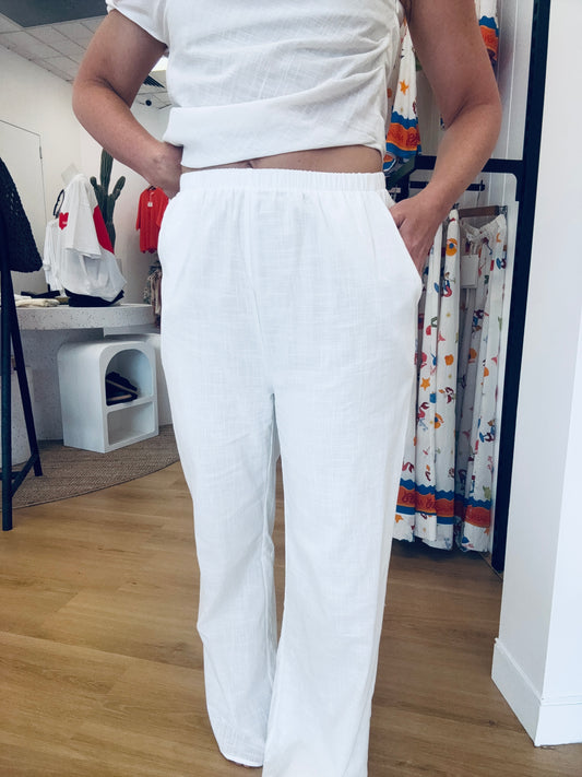 By Frankie / Rome Pant- White