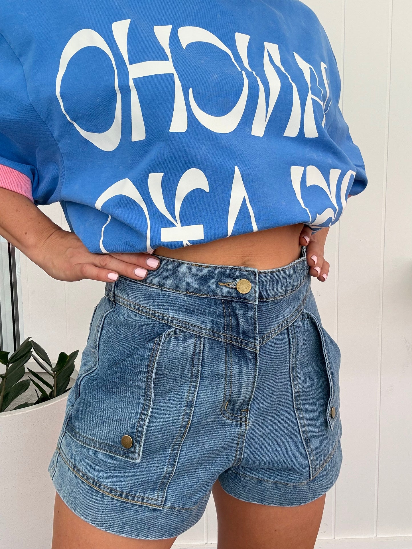 Summer Denim Short- Blue Wash