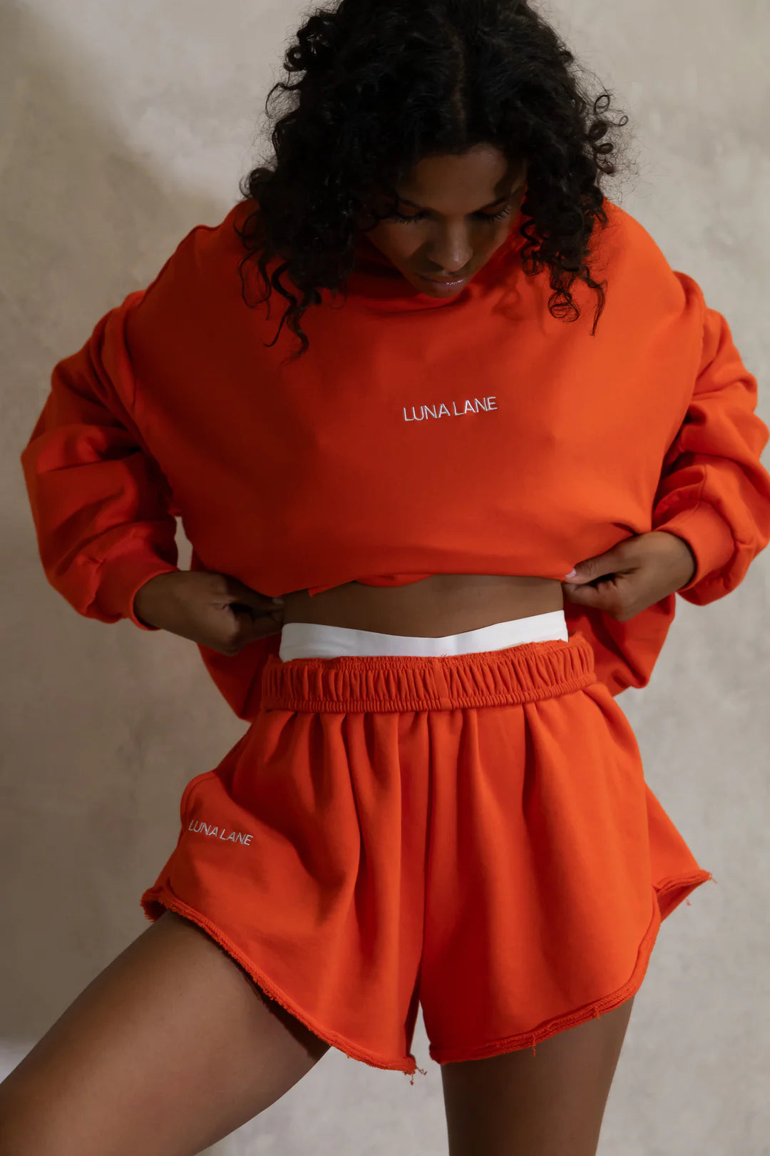 LUNA LANE- The Macy Shorts / Chilli