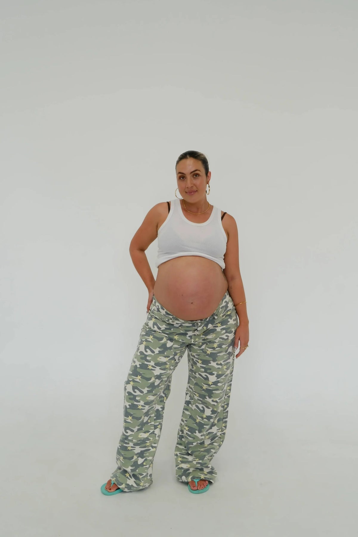 BY BILLIE/ BAGGY JEAN - CAMO STAR