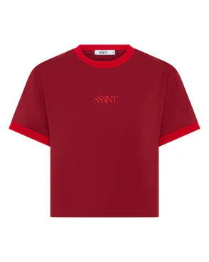 SŚAINT LOGO BABY TEE - RED