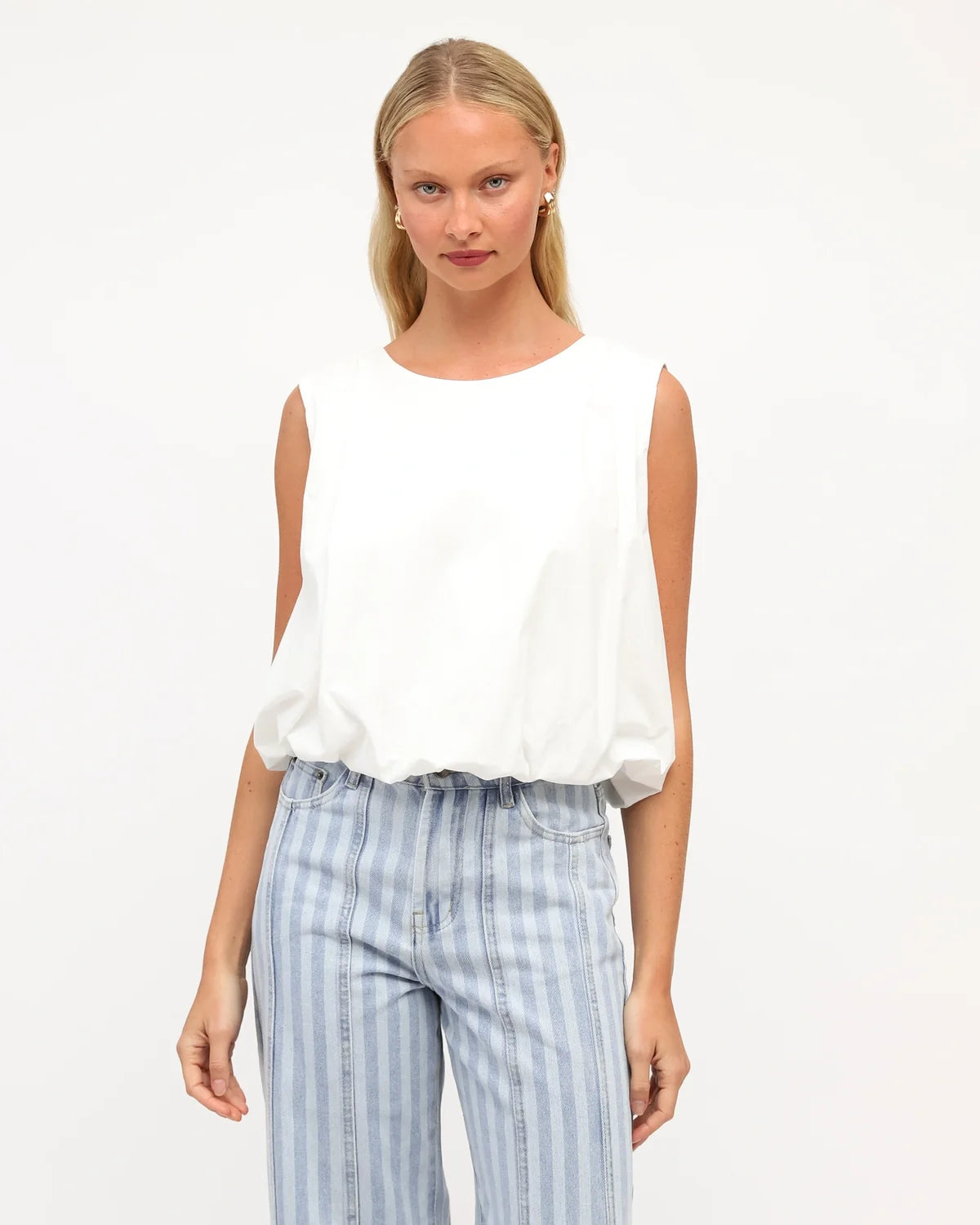 Sally Blouse- White