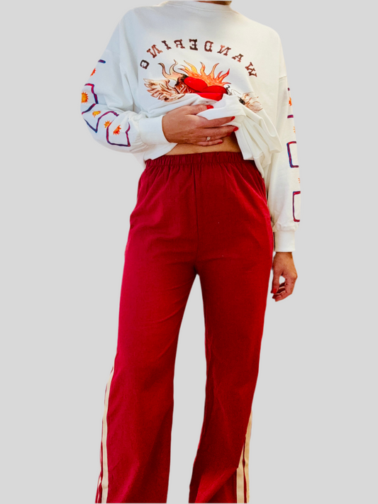 By Frankie / Racer Pant- cherry beige
