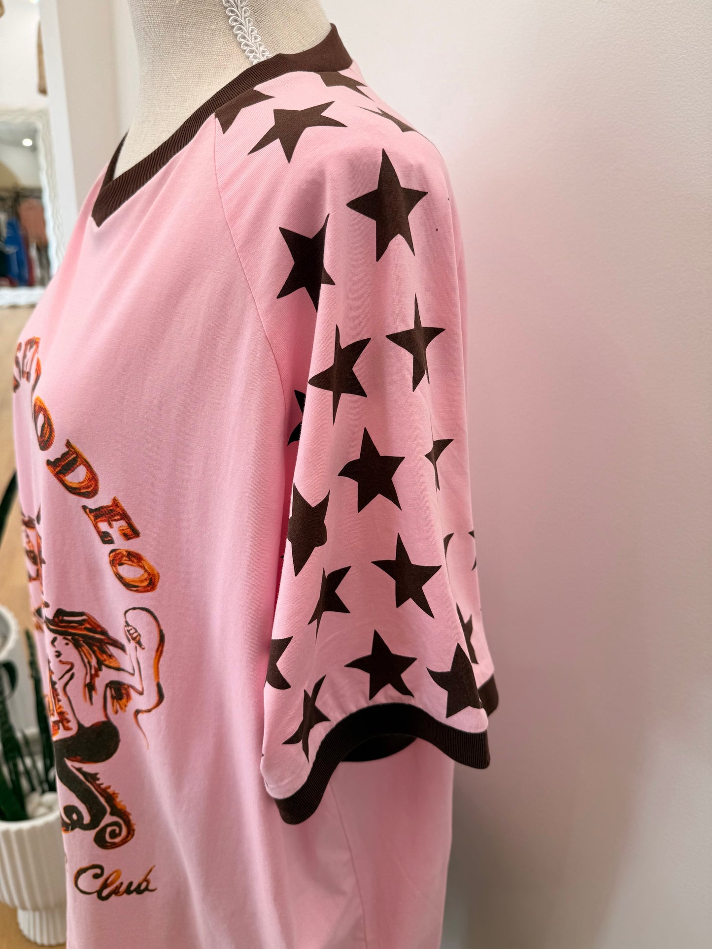 By Frankie/ Racer Tee- Sunset Rodeo