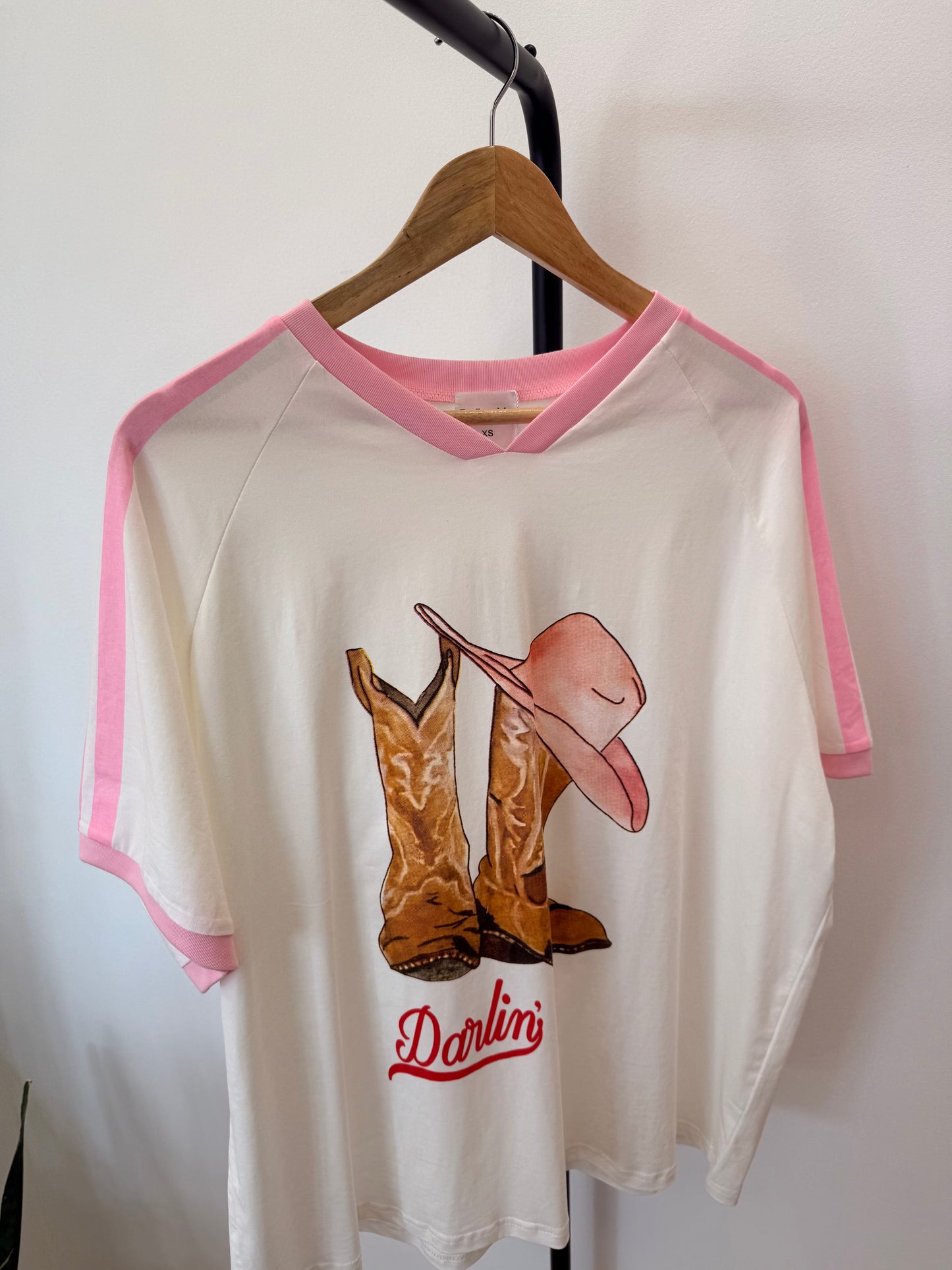 By Frankie/ Racer Tee- Darlin Boots