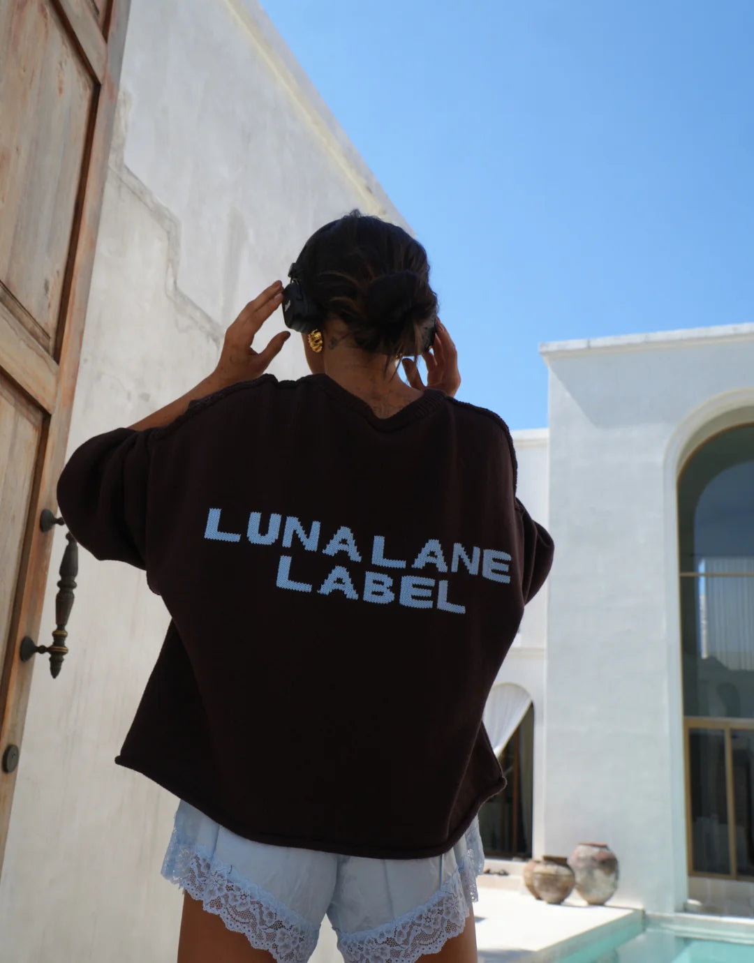 LUNA LANE- Juni Sweater / Chocolate