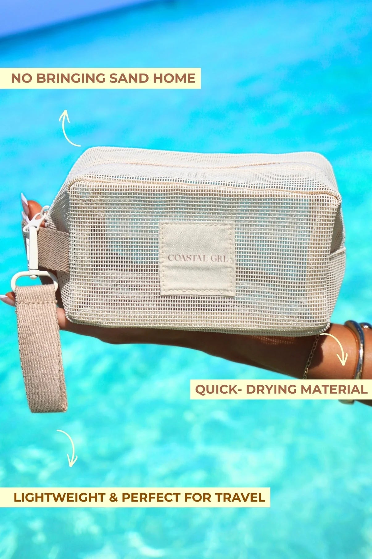 COASTAL GRL- Beach Accessory Bag